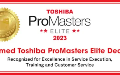 Toshiba Selects Bishop Business as a 2023 ProMasters Elite Dealer