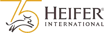 logo of Heifer International - testimonial