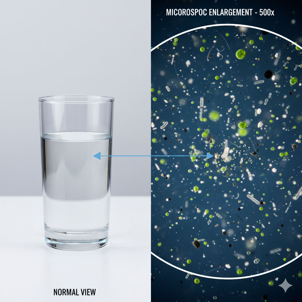 A refreshing glass of nugget ice and purified water