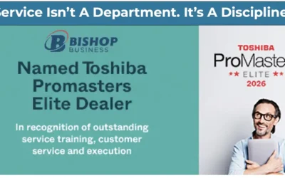 Bishop Business Toshiba Elite Pro Master Service Award